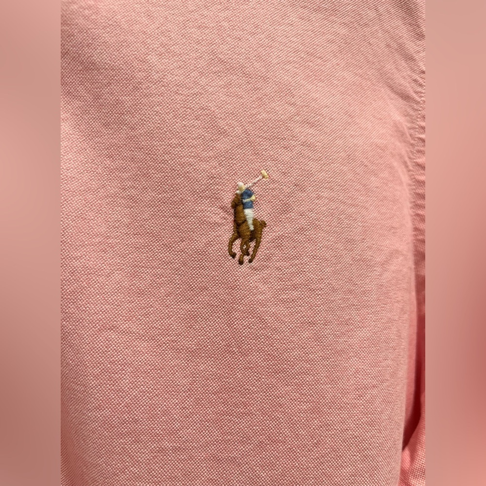 Ralph Lauren Blue Label Men's Pink Button Down Shirt size medium - Picture 9 of 9